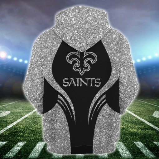New Orleans Saints Hoodie and Leggings Set Image 3