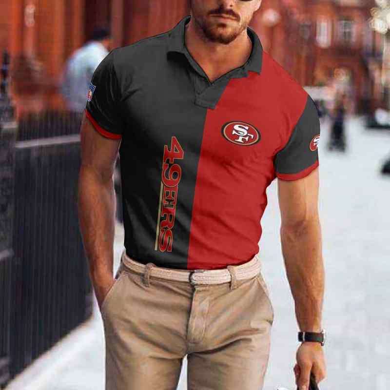 High-Quality San Francisco 49ers Polo T-shirt