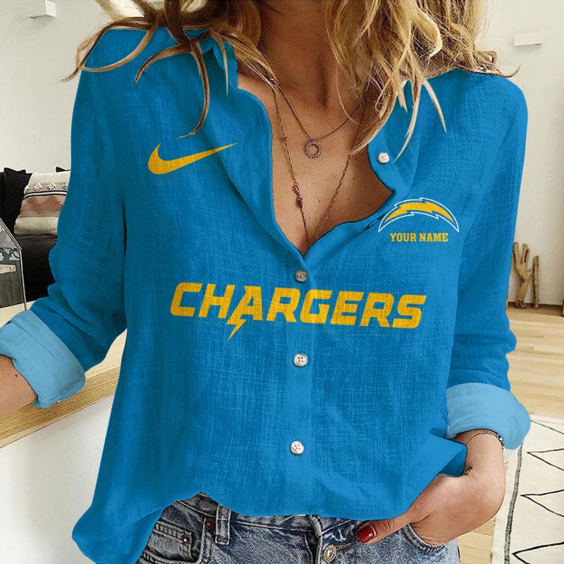Los Angeles Chargers Personalized Woman Shirt