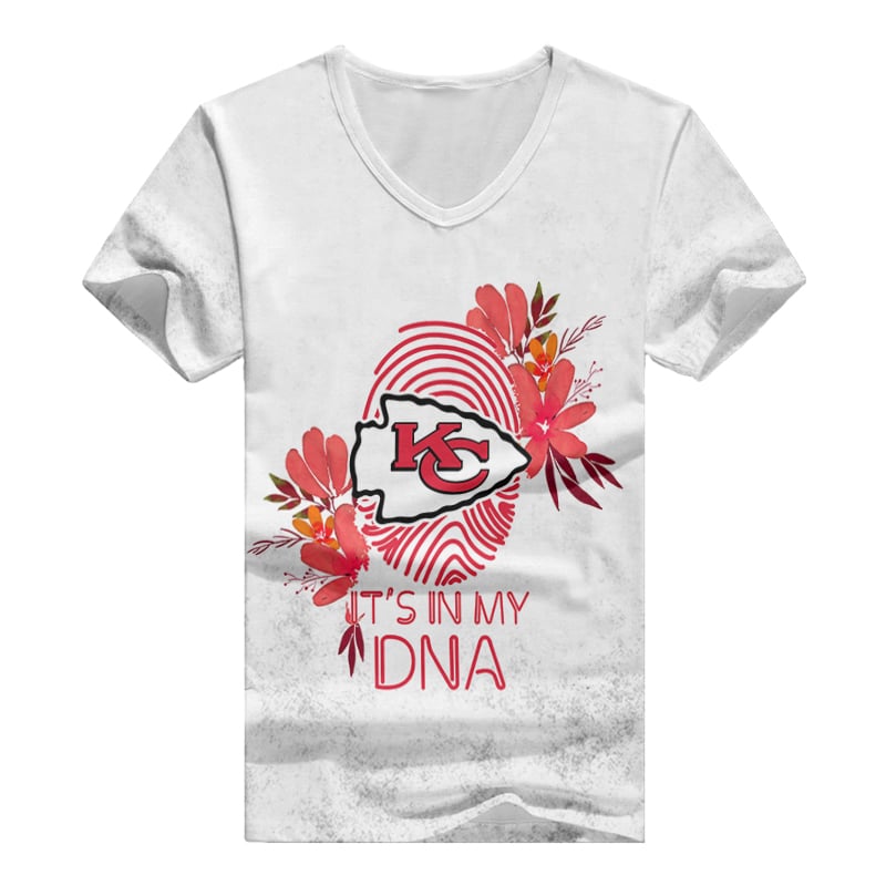 Kansas City Chiefs Women's V-neck T-shirt Image 2