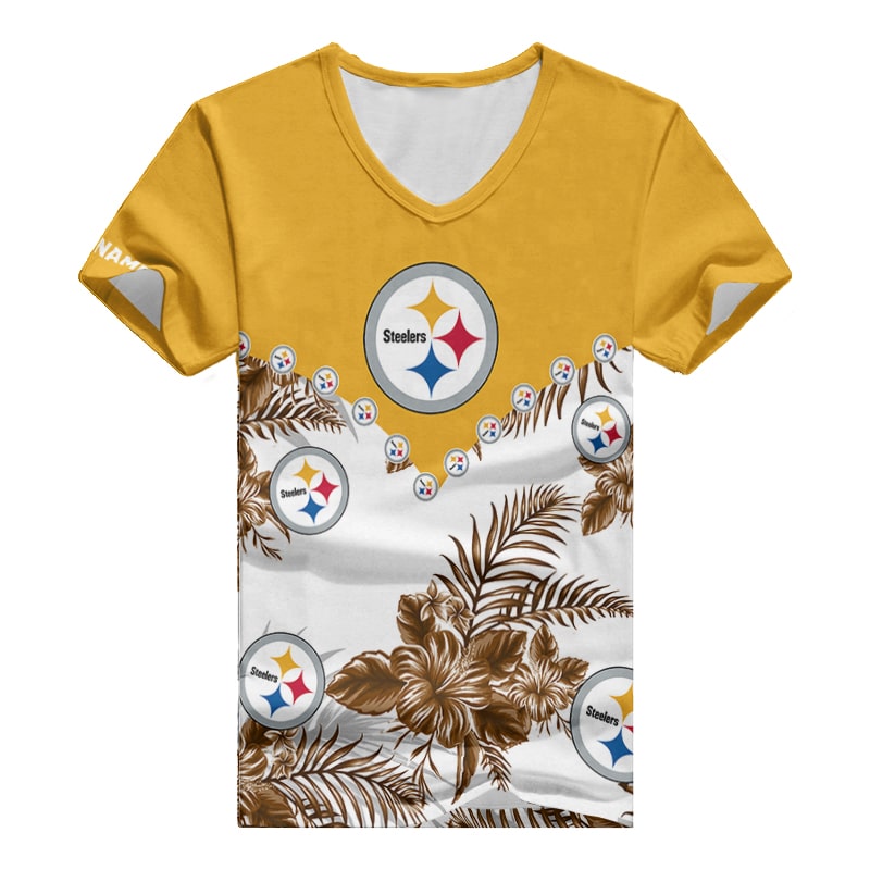 Ladies V-neck Steelers Shirt