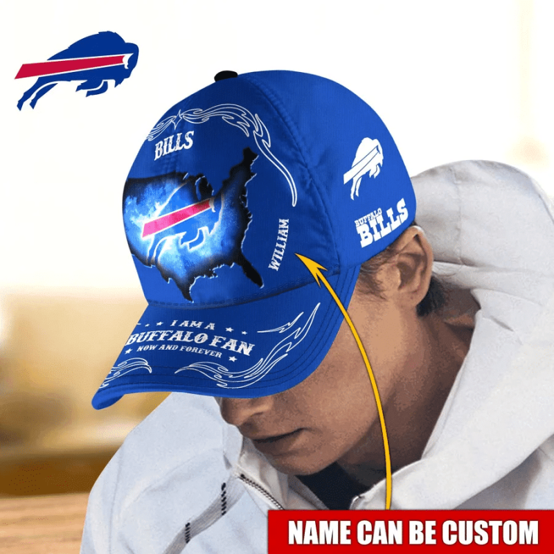Buffalo Bills Baseball Cap Custom Name 2