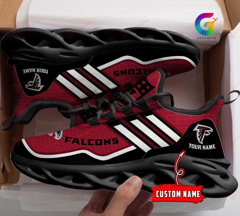 Atlanta Falcons Personalized Yezy Running Sneakers