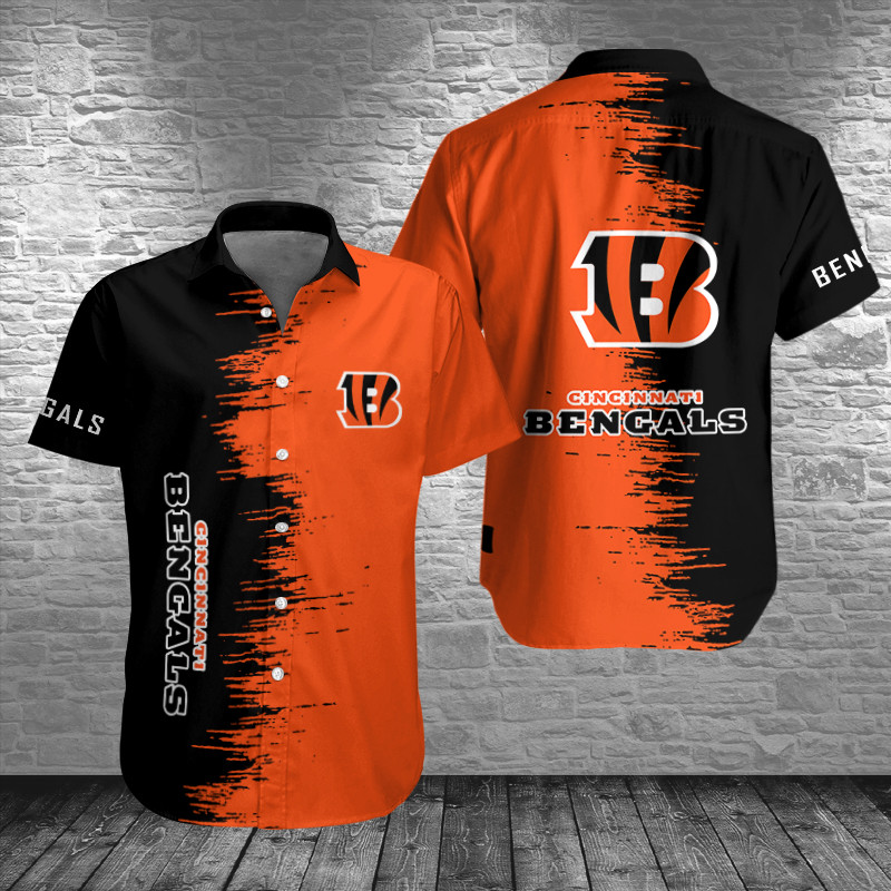 Cincinnati Bengals Button Shirt Sizing Chart