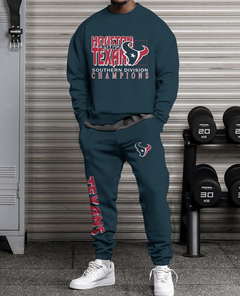 Houston Texans Ugly Christmas Sweater Combo