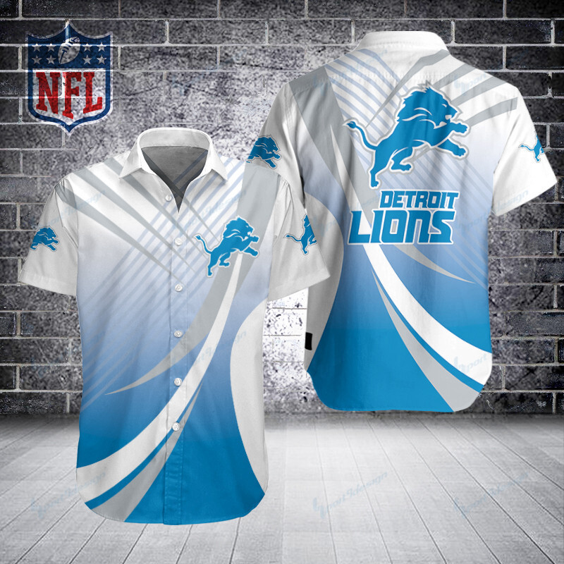 Detroit Lions Button Shirt Sizing Chart