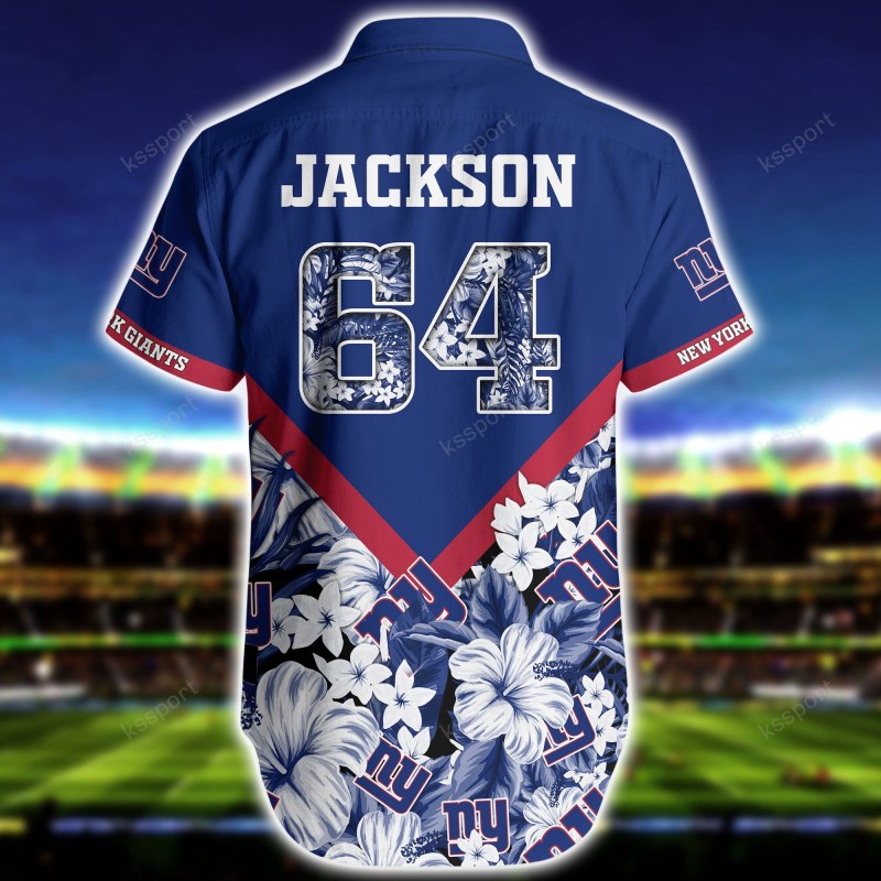 New York Giants Personalized Shirt and Shorts