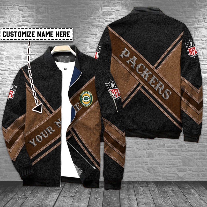 Green Bay Packers Personalized Bomber Jacket