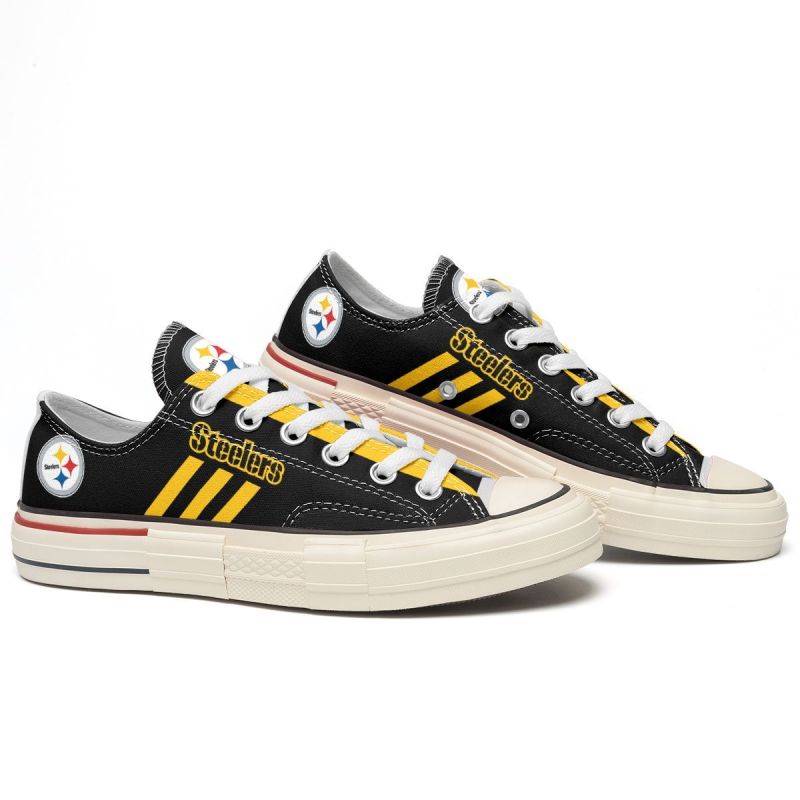 Pittsburgh Steelers New Low Top Canvas Shoes