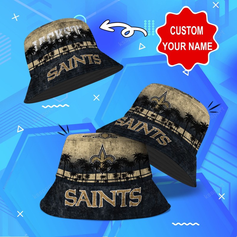 New Orleans Saints Personalized Bucket Hat