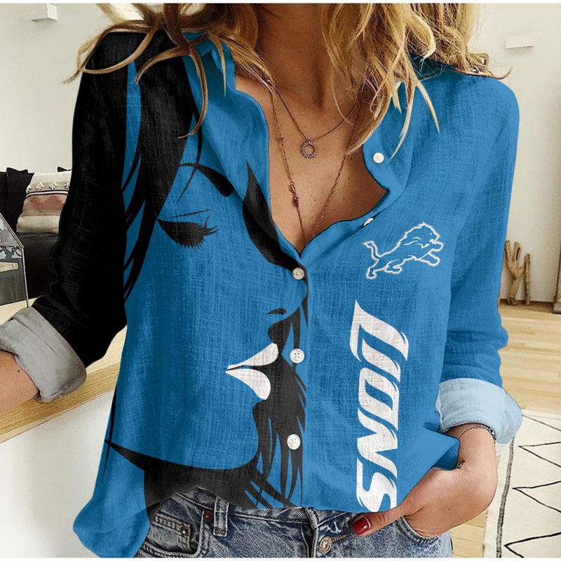 Detroit Lions Woman Shirt Image 1