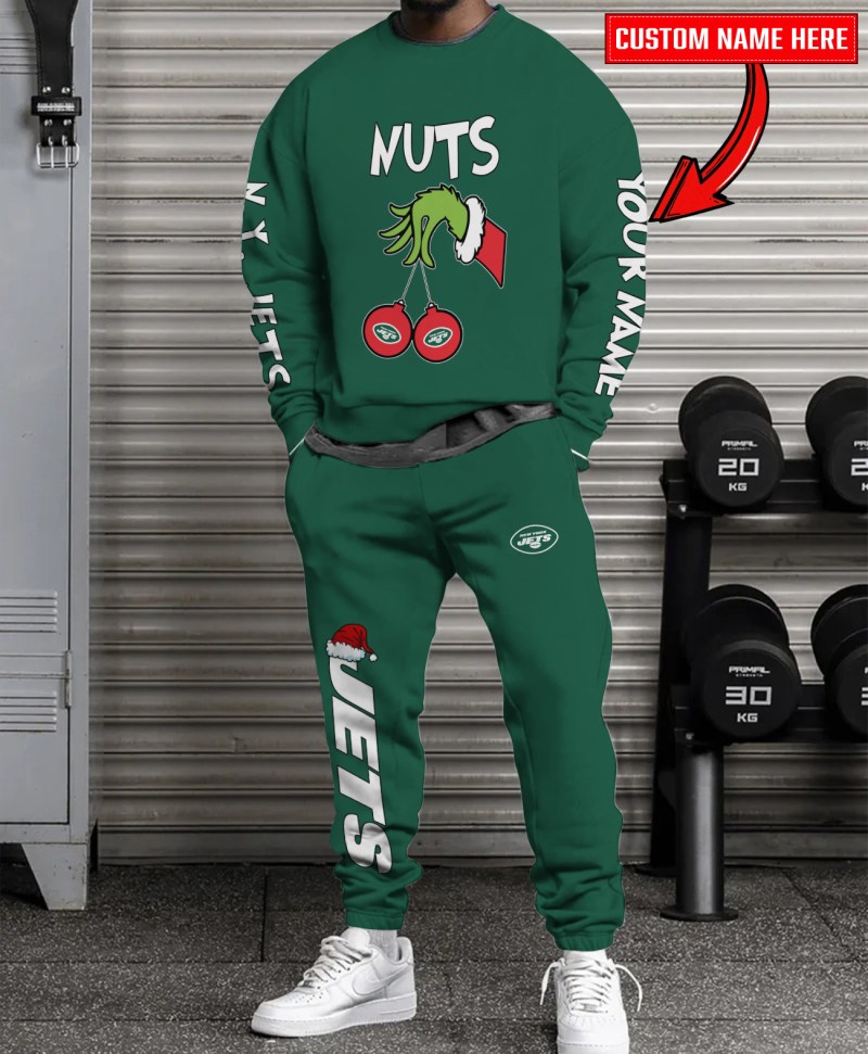 New York Jets Nuts Combo Sweatshirt and Sweatpants