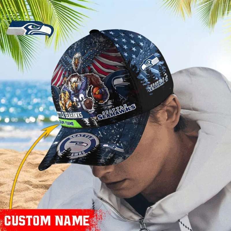 Seattle Seahawks Classic Cap Angle View