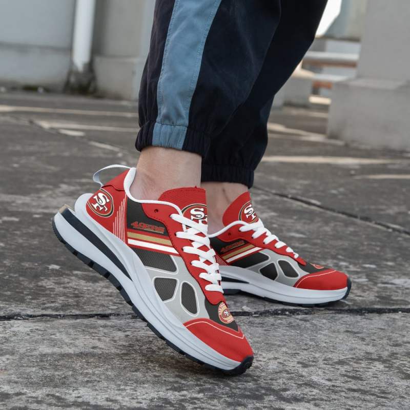 San Francisco 49ers HF3 Sneakers Top View