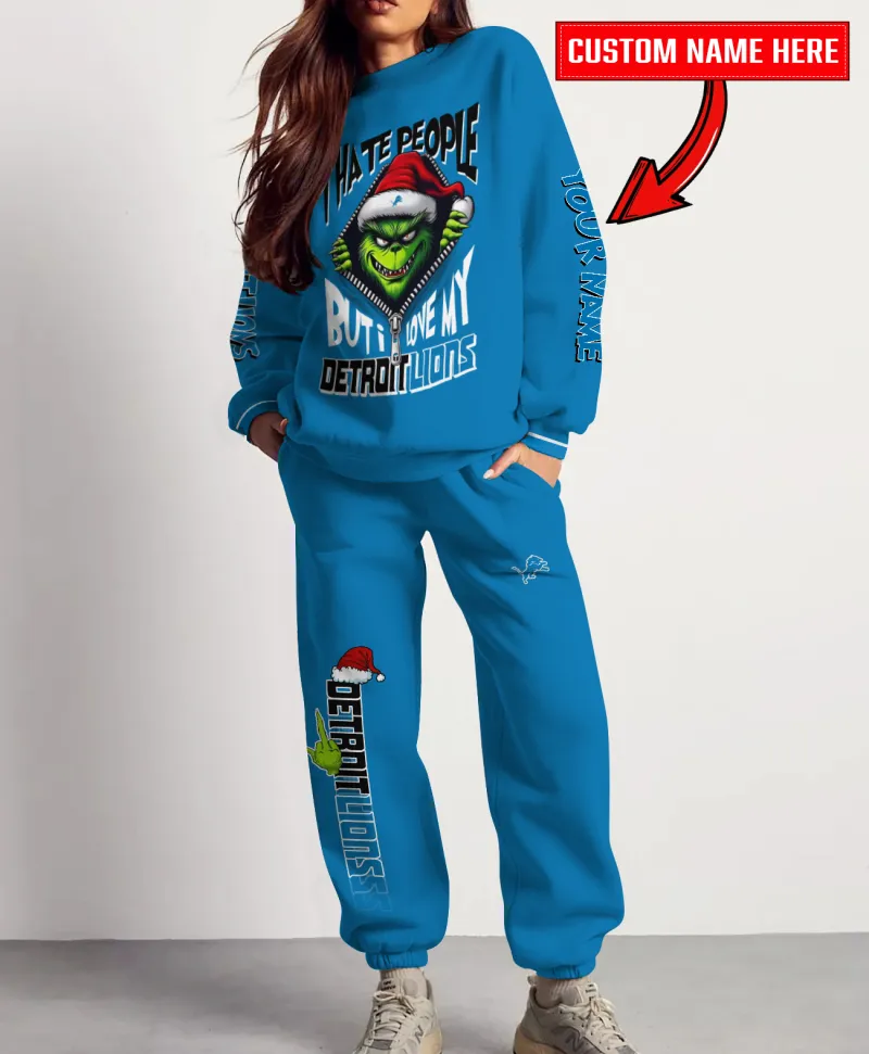 Detroit Lions Combo Sweatshirt and Sweatpants