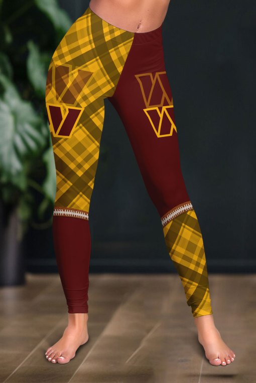 Comfortable Washington Commanders Football Leggings