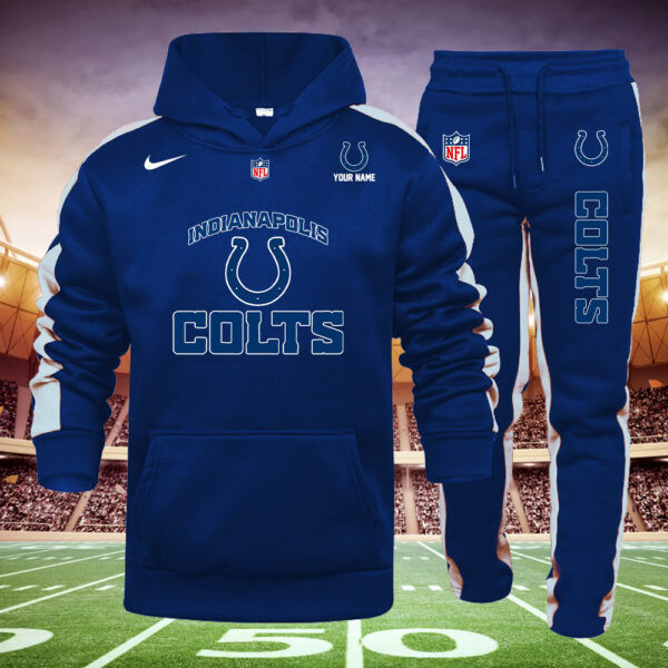 Indianapolis Colts Personalized Hoodie and Sweatpants Set