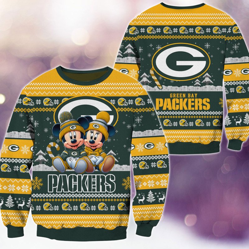 Green Bay Packers Ugly Christmas Sweater Image 4