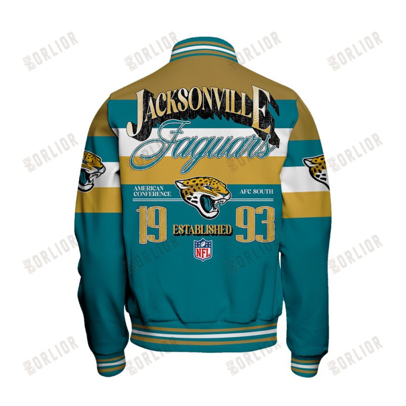 Jacksonville Jaguars Varsity Jacket Style 3