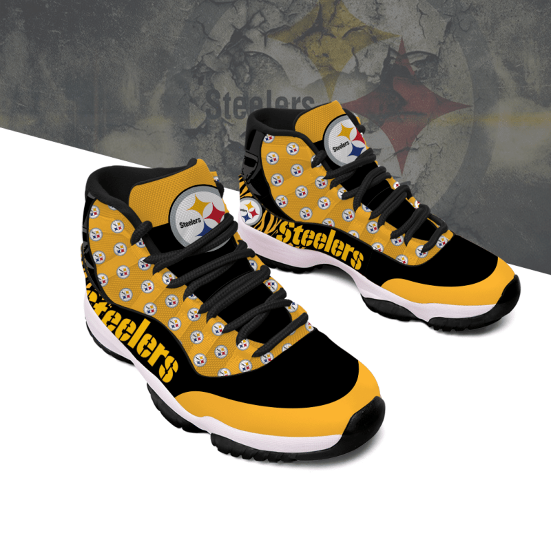 Pittsburgh Steelers AJD11 Sneakers Back View