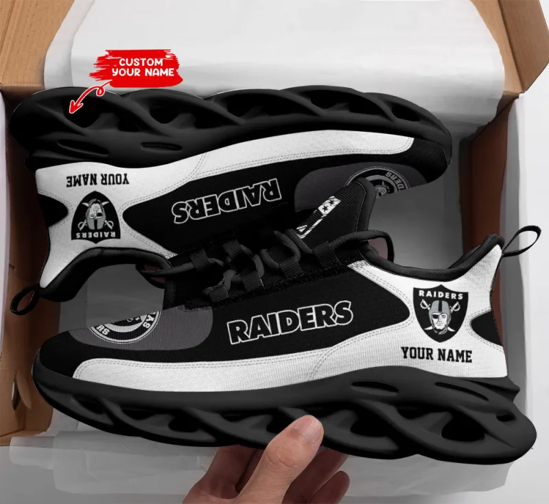 Las Vegas Raiders Yezy Running Sneakers - Style