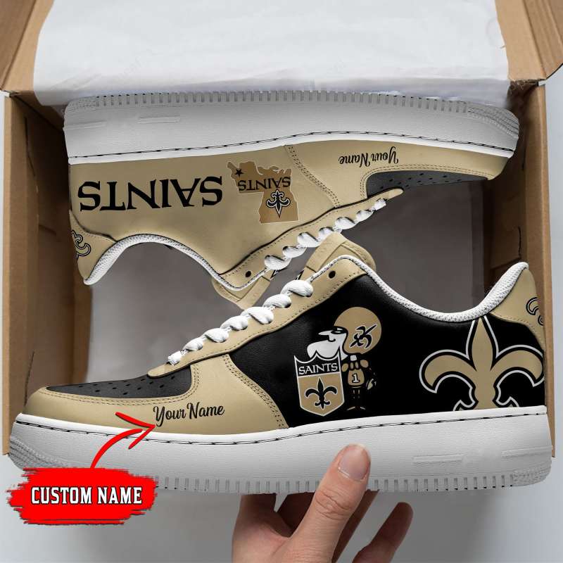 New Orleans Saints Personalized AF1 Shoes