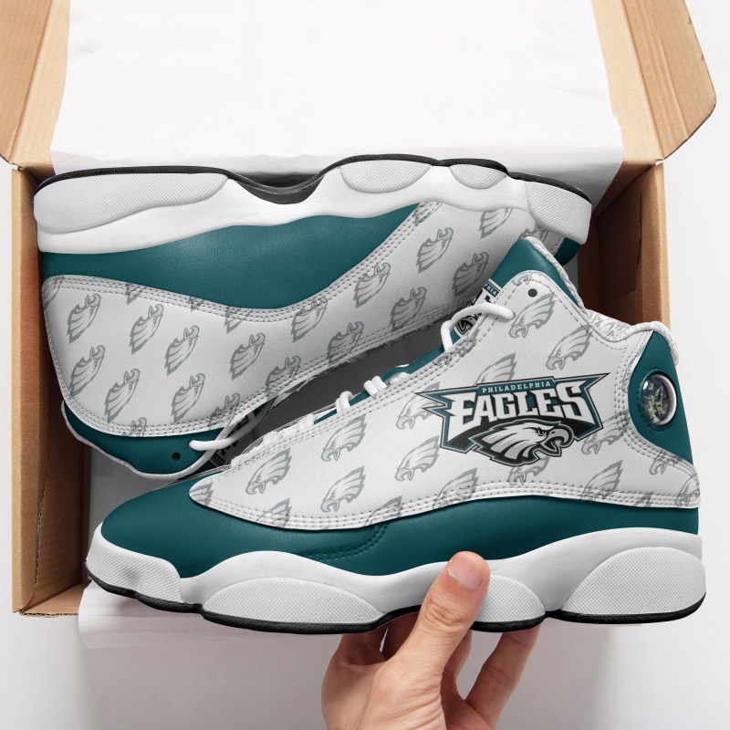 Philadelphia Eagles Air JD13 Sneakers