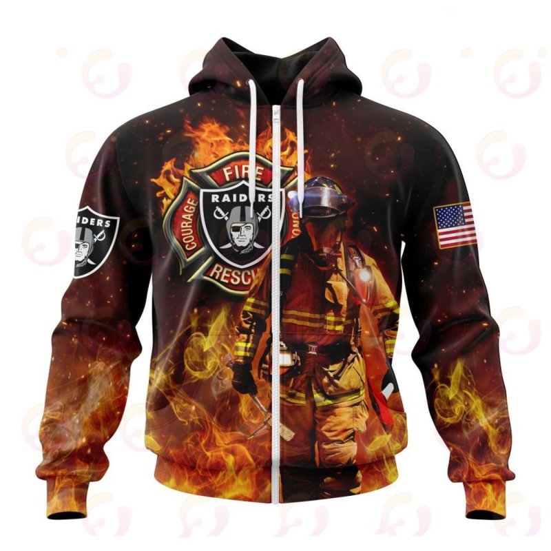 Las Vegas Raiders Honor Firefighters Sweatshirt