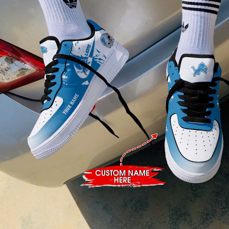 Detroit Lions Personalized Shoes