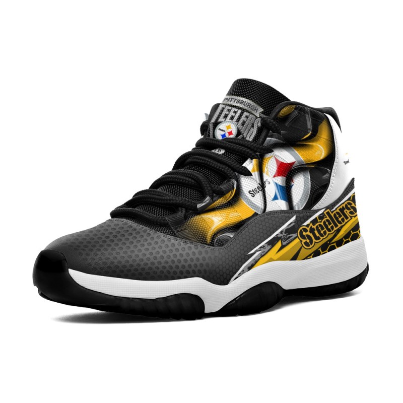 Pittsburgh Steelers AJD11 Sneakers Side View