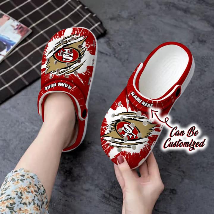 San Francisco 49ers Personalized Limited Clog