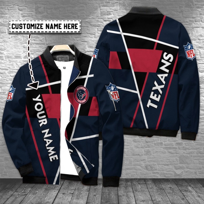 Houston Texans Bomber Jacket Front