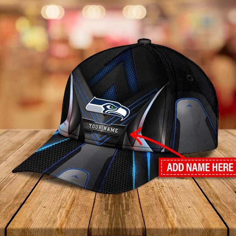 Seattle Seahawks Personalized Classic Cap