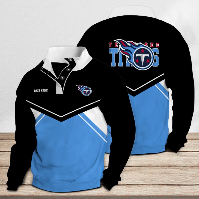 Tennessee Titans Casual Colorful Stand Collar Sweatshirt