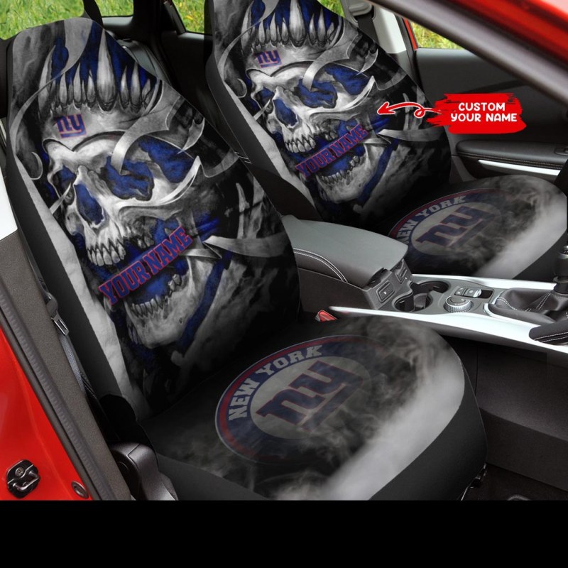 New York Giants Personalized Car Seat Covers