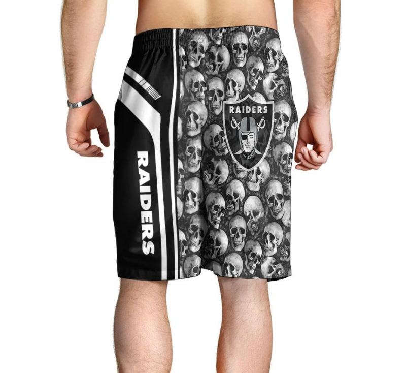Las Vegas Raiders Men's Shorts Back View