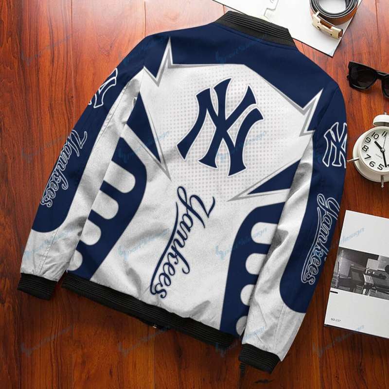 New York Yankees Bomber Jacket Back View