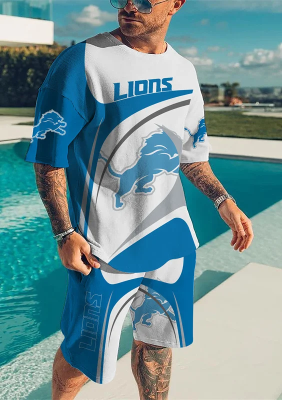 Detroit Lions T-shirt and Shorts