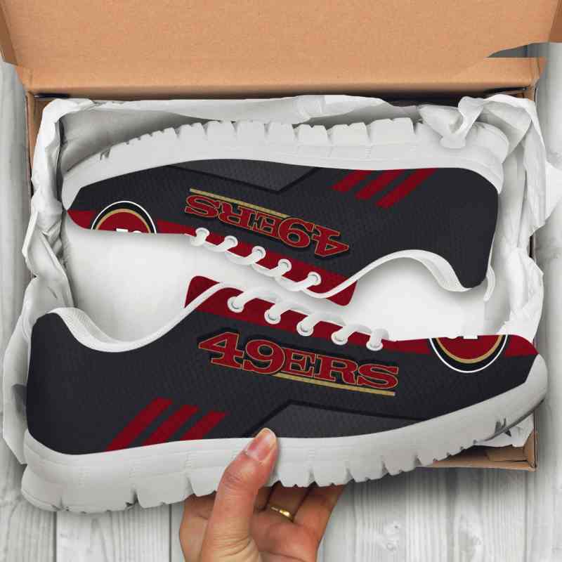 San Francisco 49ers Sneakers Side View
