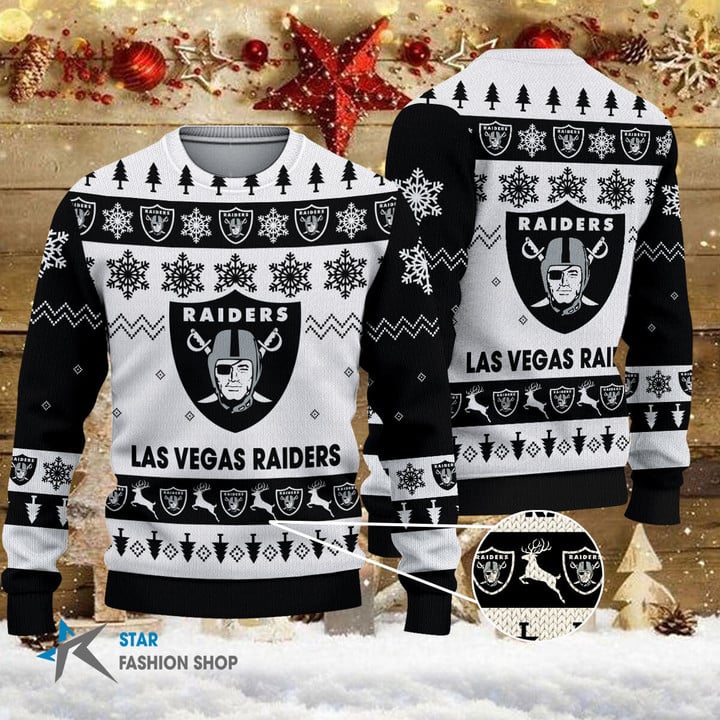 Las Vegas Raiders Woolen Sweater