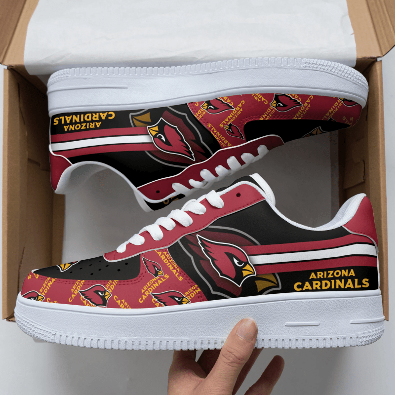 Arizona Cardinals AF1 Shoes Back View