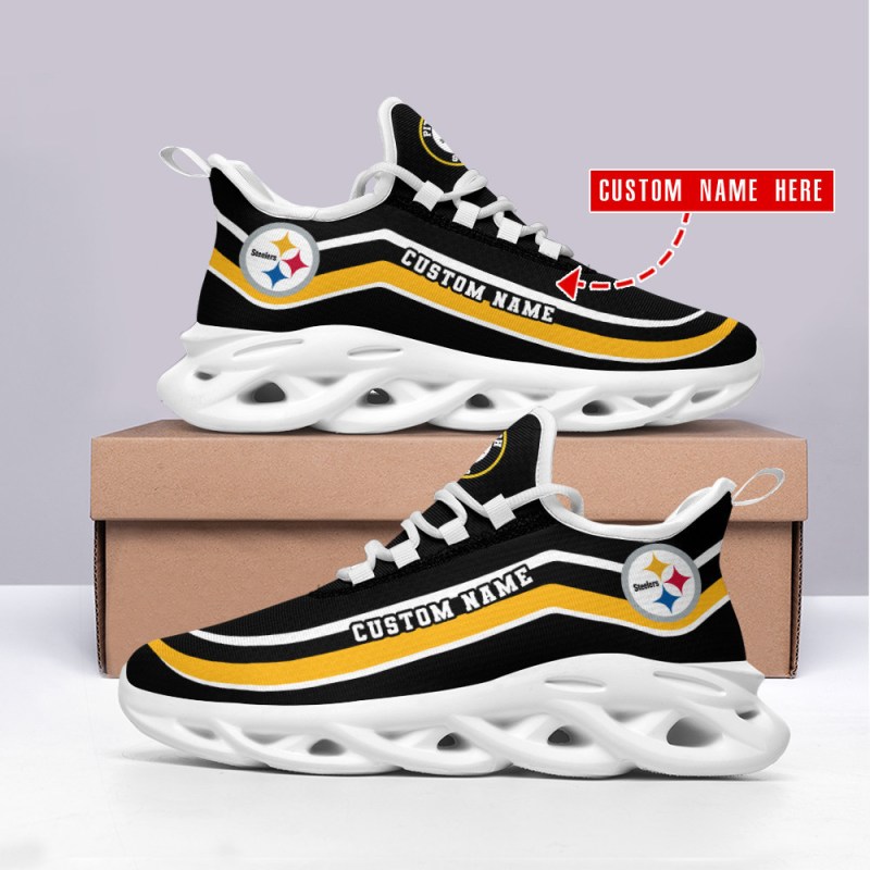 Pittsburgh Steelers Personalized Yezy Running Sneakers
