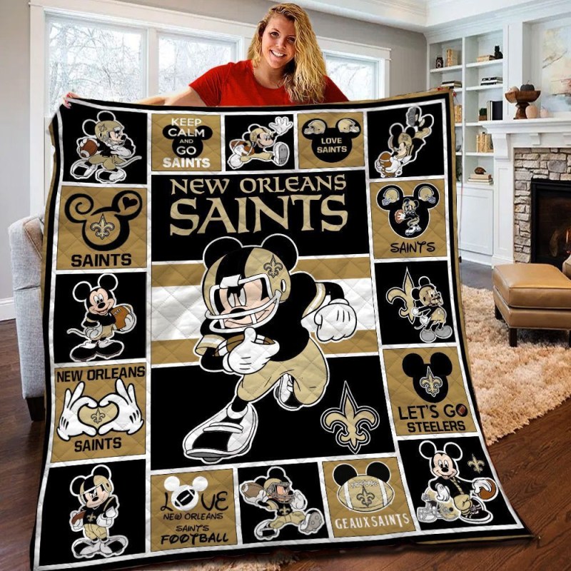 New Orleans Saints Premium Quilt Size Chart