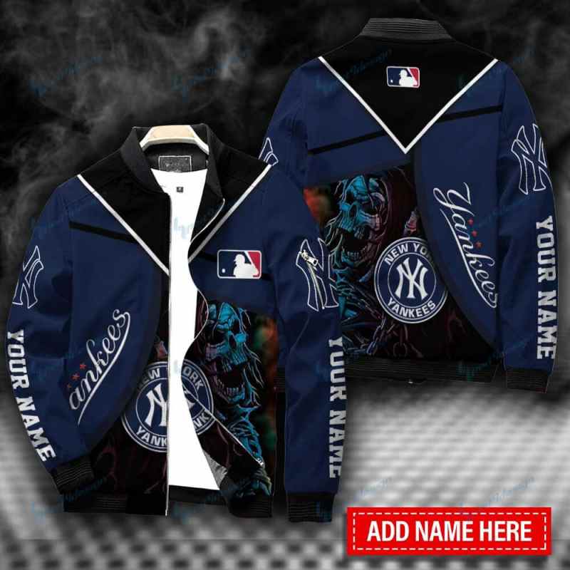 New York Yankees Bomber Jacket Front View