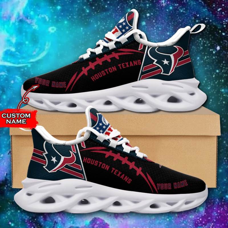 Houston Texans Personalized Yezy Running Sneakers