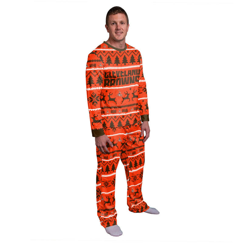 Cleveland Browns Family Holiday Pajamas 2