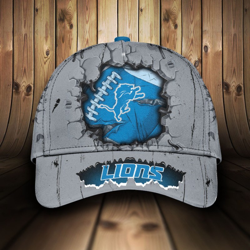 Detroit Lions Personalized Classic Cap