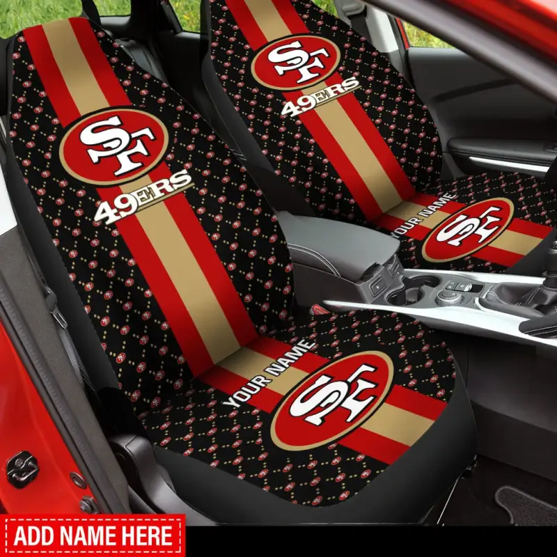 San Francisco 49ers Personalized Car Seat Covers