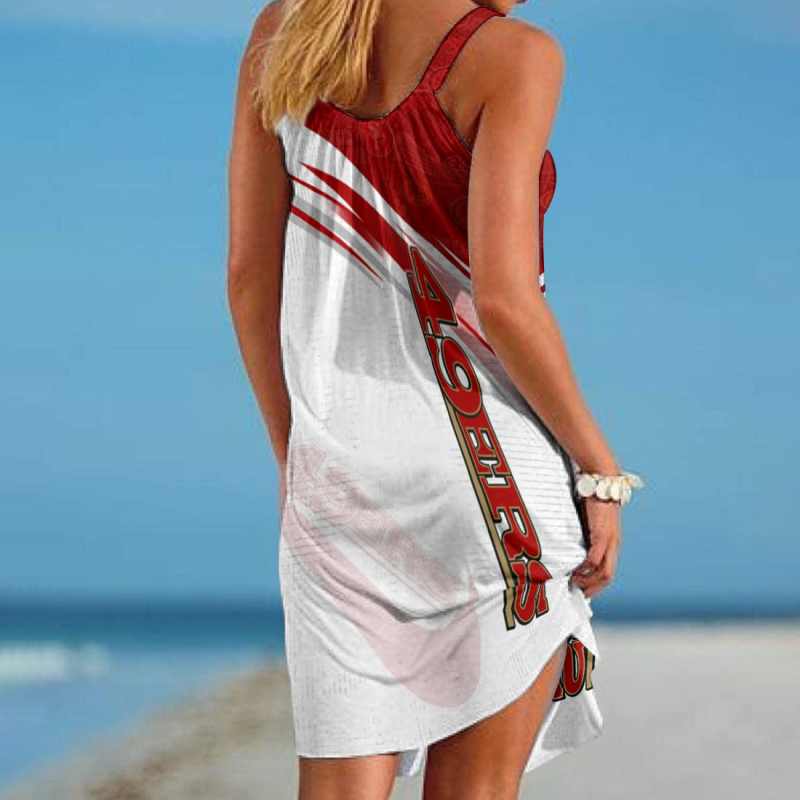 San Francisco 49ers Beach Dress Detail