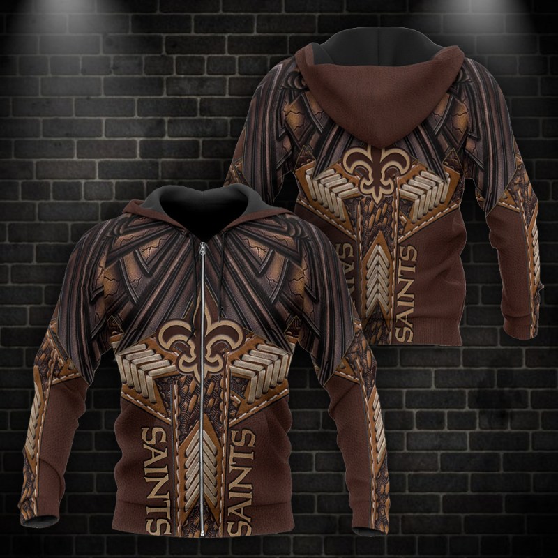New Orleans Saints Hoodie Back View